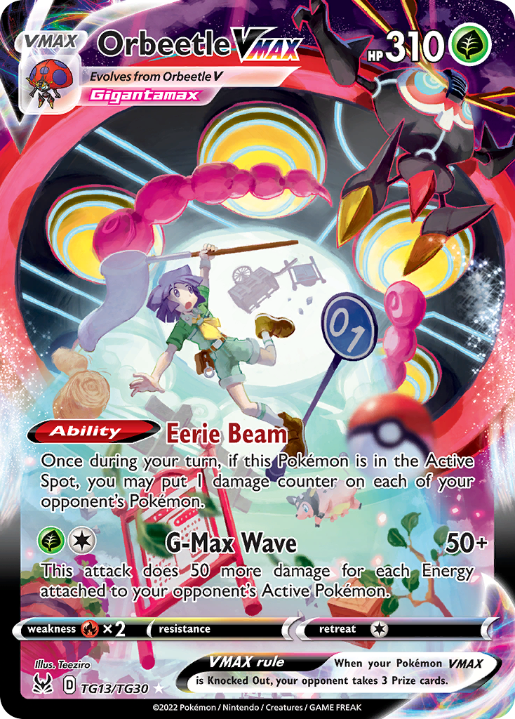 Lost Origin Trainer Gallery Orbeetle VMAX #TG13/30